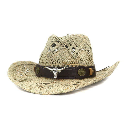 Sombrero Vaquero Tejido a Mano para Mujer - Estilo Western Auténtico - Image 9