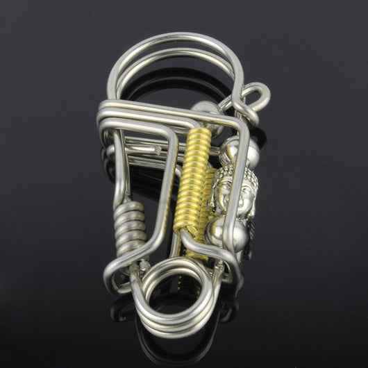 Llavero de Metal Brass para Auto - Colgante Unisex Elegante - Image 21