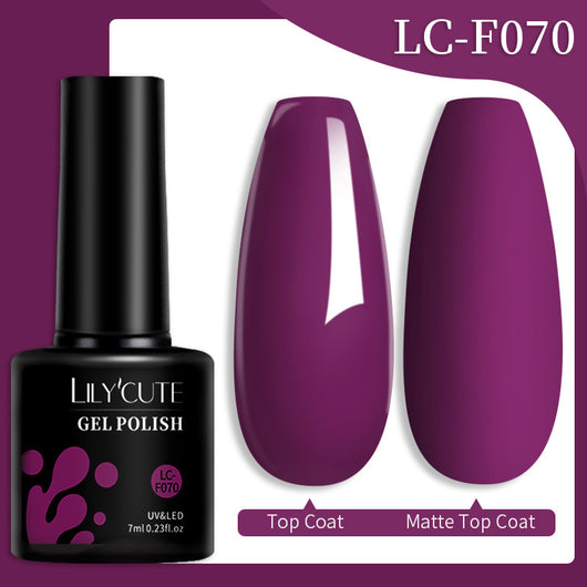 Set de Pegamento para Uñas con Brillo de Color Sólido - Image 6