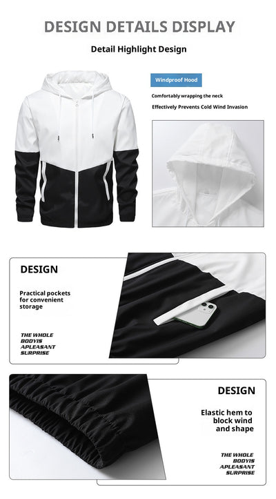 Conjunto de Chaqueta Deportiva Casual para Hombre - Image 13