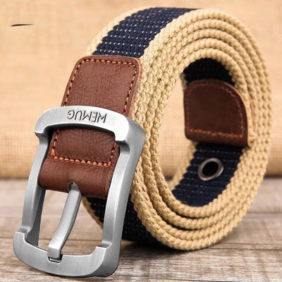 Cinturón de Lona Unisex con Hebilla de Pasador - Estilo Casual Outdoor - Image 15
