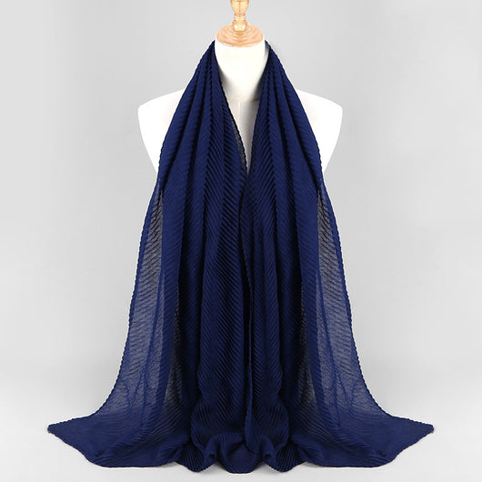 Pañuelo Plisado de Algodón Twill para Mujer - Versátil y Elegante - Image 16