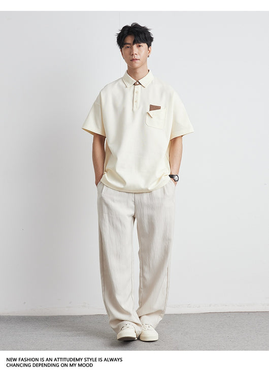 Polo Manga Corta Versátil para Hombre - Camiseta Clásica Multiuso - Image 9