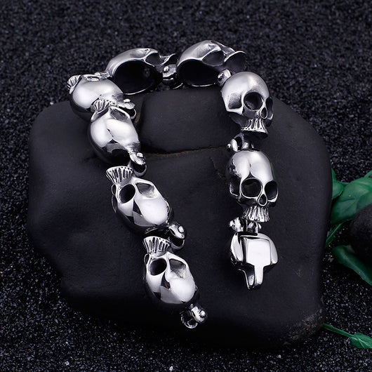 Pulsera de Calavera Tridimensional - Image 4