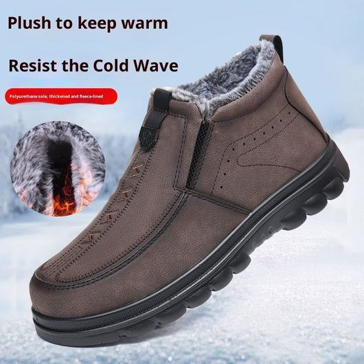Zapatos Cómodos Talla Grande para Hombre - Suela Gruesa y Cálidos - Image 4