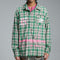 Camisa Cuadriculada Japonesa con Costuras Combinadas