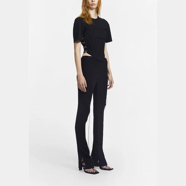 Camiseta Ajustada Fishbone Silueta Slim