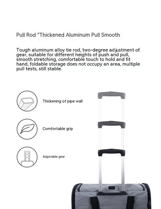 Carrito Transportador Plegable para Mascotas con Bolsa Desmontable - Image 10