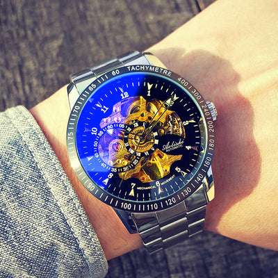 Reloj Mecánico Automático Hueco para Hombre Resistente al Agua - Image 8