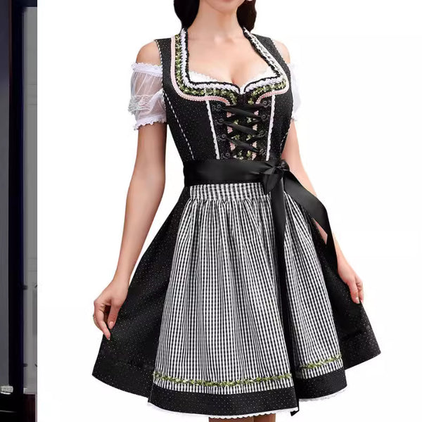 Disfraz de Camarera Sexy Halloween - Vestido Mini Dirndl para Mujer