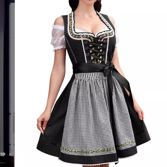 Disfraz de Camarera Sexy Halloween - Vestido Mini Dirndl para Mujer