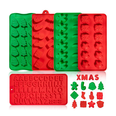 Molde de Silicona para Chocolate Árbol de Navidad con Calcetines para Personas Mayores - Image 3