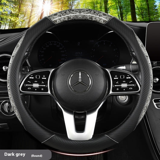 Funda de Volante de Cuero Premium Cristal Año Nuevo - Image 9
