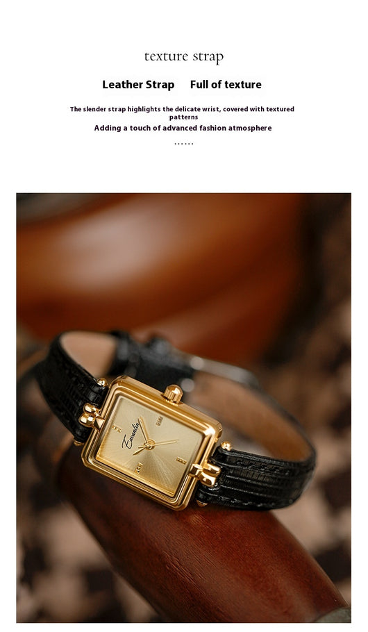 Reloj Cuadrado Minimalista Luxury para Mujer - Diseño Retro Sofisticado - Image 11