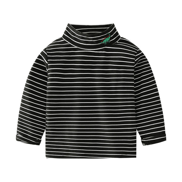 Camisa Casual de Rayas para Niño - Manga Larga Cómoda y Versátil