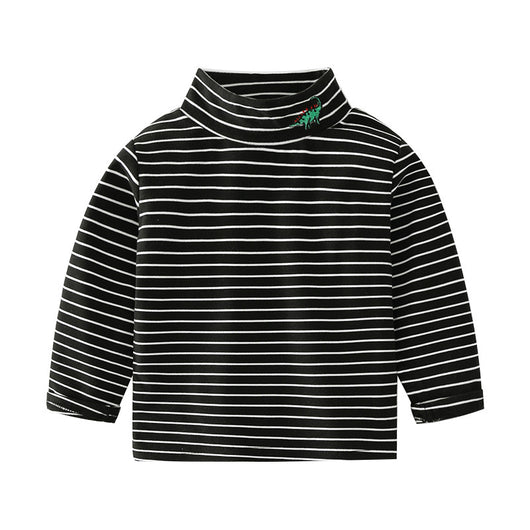 Camisa Casual de Rayas para Niño - Manga Larga Cómoda y Versátil