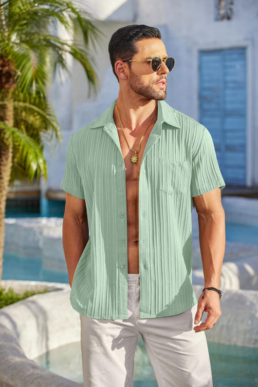 Camisa Polo Clásica de Manga Corta para Hombre - Image 22
