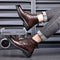 Botas de Trabajo Estilo Británico en Cuero - Calzado Profesional Versátil