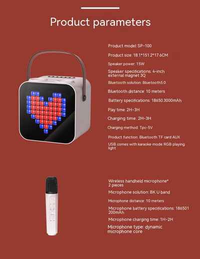 Parlante Bluetooth Portátil para Exterior con Doble Micrófono - Image 5
