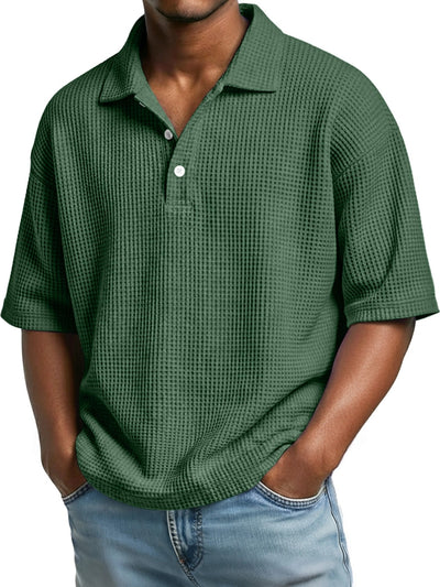 Camisa Minimalista de Punto Texturizado con Cuello Clásico - Image 17