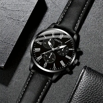 Reloj Pulsera de Cuero para Hombre - Diseño Moderno - Image 9