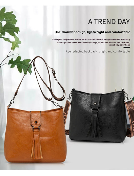 Bolso Retro de Cuero para Mujer - Bandolera Estilo Vintage - Image 9