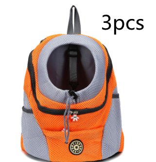 Lime green mesh pet backpack with grey trim, black zipper, and internal leash clip, shown from the front. - Image 19