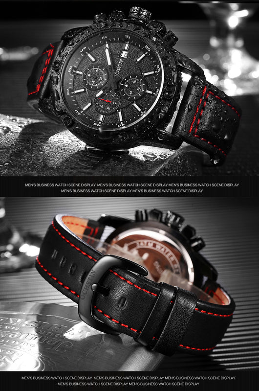 Reloj Multifunción con Calendario para Hombre - Resistente al Agua - Image 10