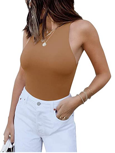 Body Deportivo Mujer Tirantes Espalda Nadadora Cuello Halter - Image 8