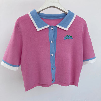 Cardigan Holgado Estilo Universitario para Mujer - Image 37
