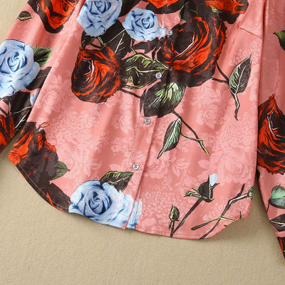Conjunto Elegante: Blusa Manga Larga con Falda Plisada de Borde Amplio - Image 6