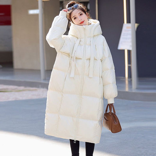Abrigo Largo Acolchado Impermeable para Mujer - Protección Total en Invierno - Image 13