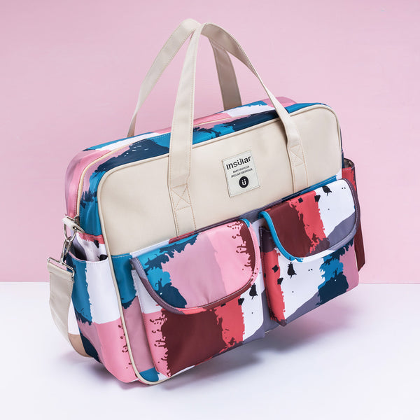 Bolso Maternal Bandolera Elegante con Diseño Asimétrico - Image 6