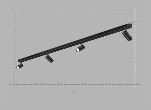 Sistema de Iluminación LED sobre Riel para Comercios y Salas - Image 5