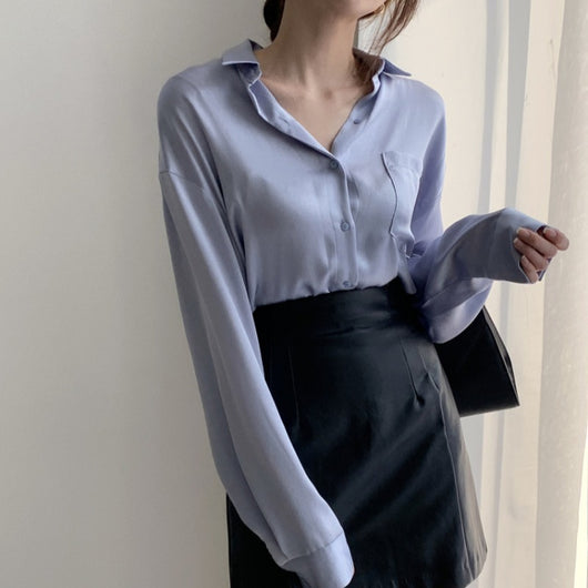 Camisa Retro Antiedad de Manga Larga para Primavera y Otoño - Image 4
