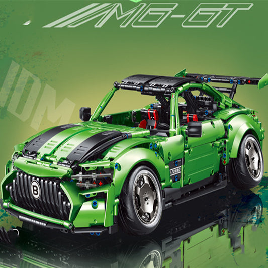 Auto Deportivo Reclinable - Bloques de Construcción Armables