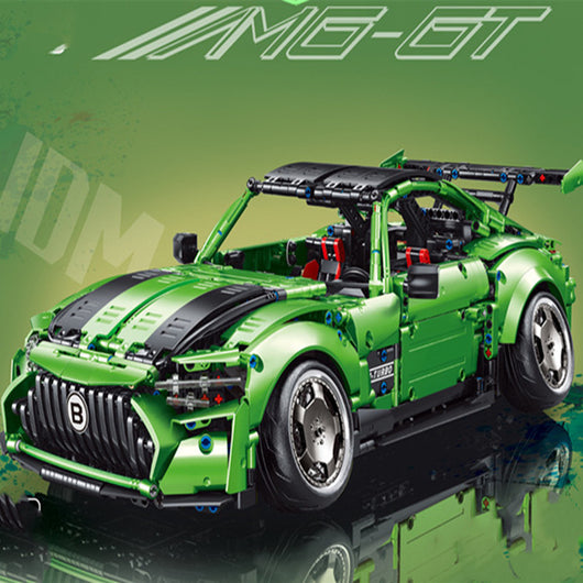 Auto Deportivo Reclinable - Bloques de Construcción Armables