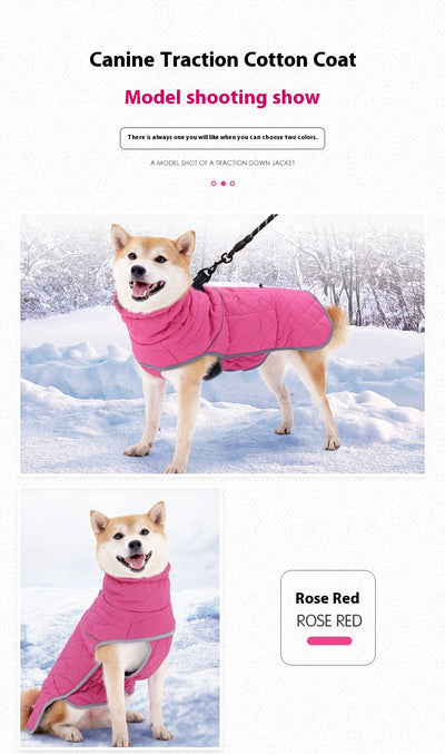 Abrigo Acolchado para Perros Medianos y Grandes - Algodón Térmico Protector - Image 7