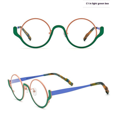 Lentes Redondos de Titanio Ultraligero en Colores Vibrantes - Image 18