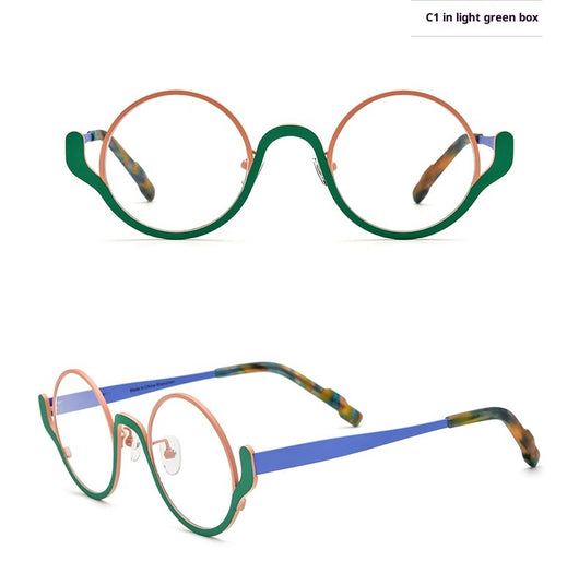 Lentes Redondos de Titanio Ultraligero en Colores Vibrantes - Image 18