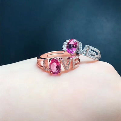 Anillo Ovalado Dos Colores - Carta de Amor para Mujer - Image 4