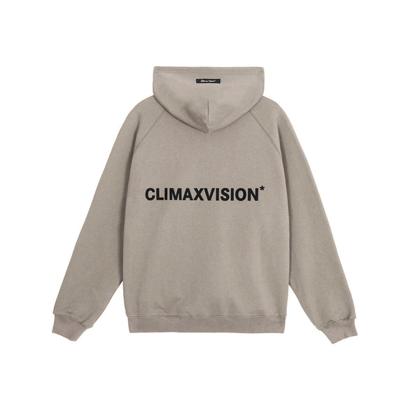 Sudadera con Capucha y Cierre Estampado para Parejas