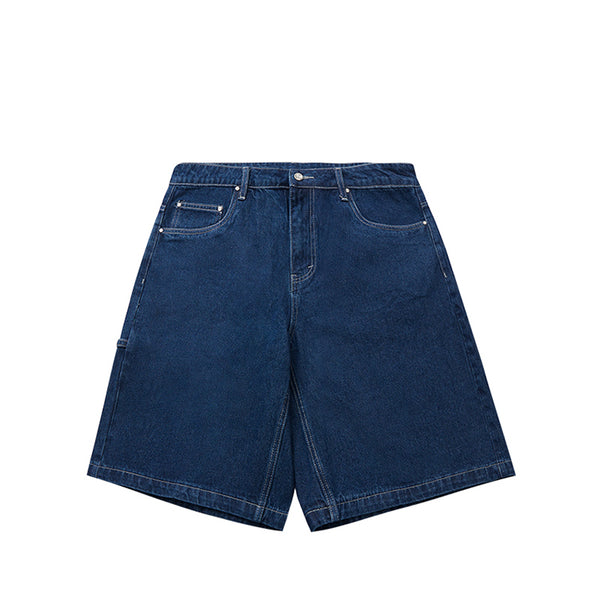 Shorts Vaqueros Rectos Casuales Hasta la Rodilla - Image 8