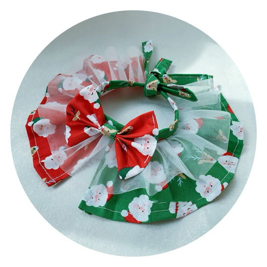 Collar Navideño para Perros y Gatos - Pañuelo Rojo Talla Mediana y Grande - Image 2