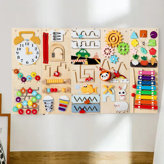 Tablero Interactivo de Pared para Aprendizaje Temprano - Juego Educativo Multifuncional - Image 6