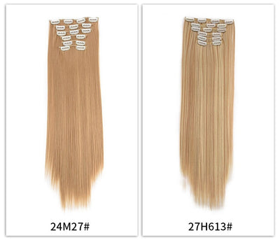 Set de 6 Extensiones de Cabello Liso Largo - Image 33