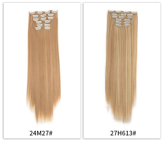 Set de 6 Extensiones de Cabello Liso Largo - Image 33