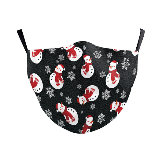 Black dust mask with a whimsical print featuring white unicorns, colorful donuts, yellow stars, and rainbows. - Image 9