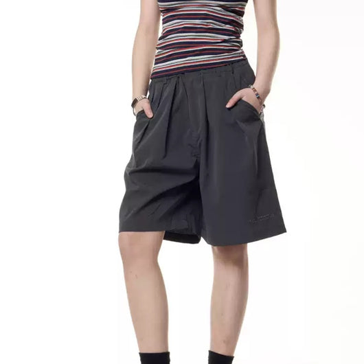 Shorts Retro de Cintura Elástica Unisex - Diseño Versátil y Cómodo - Image 3