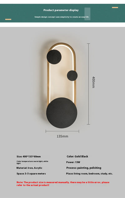 Lámpara de Pared Estilo Nórdico para Dormitorio y Sala de Estar - Image 21